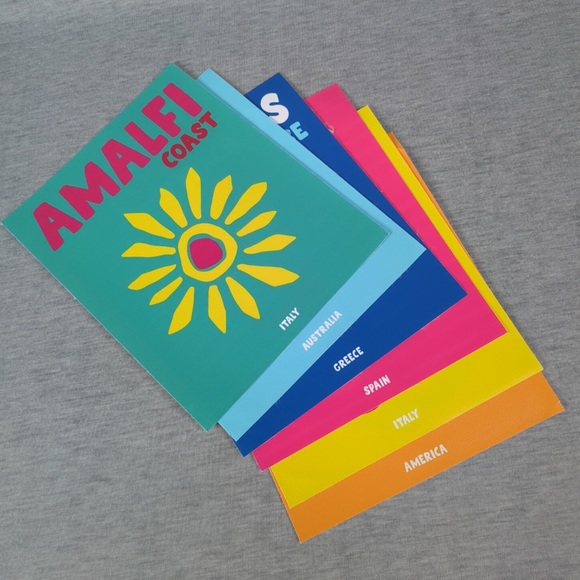 6pcs Colourful Travel Posters/ Prints (no frame) - Picture 4 of 16